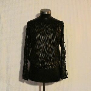 HeartSoul Black and Gold Women's Blouse